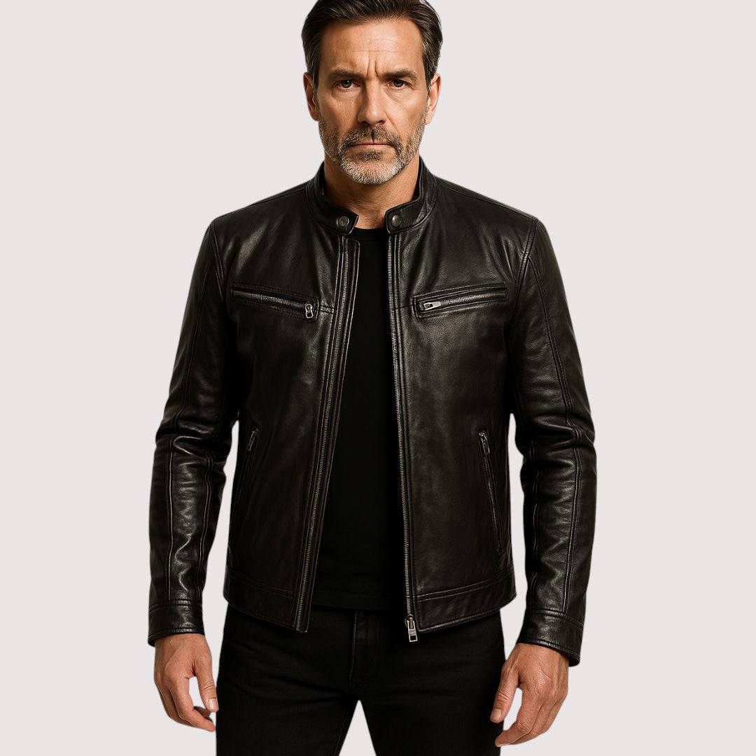 Marc™ | Chamarra de Cuero Premium