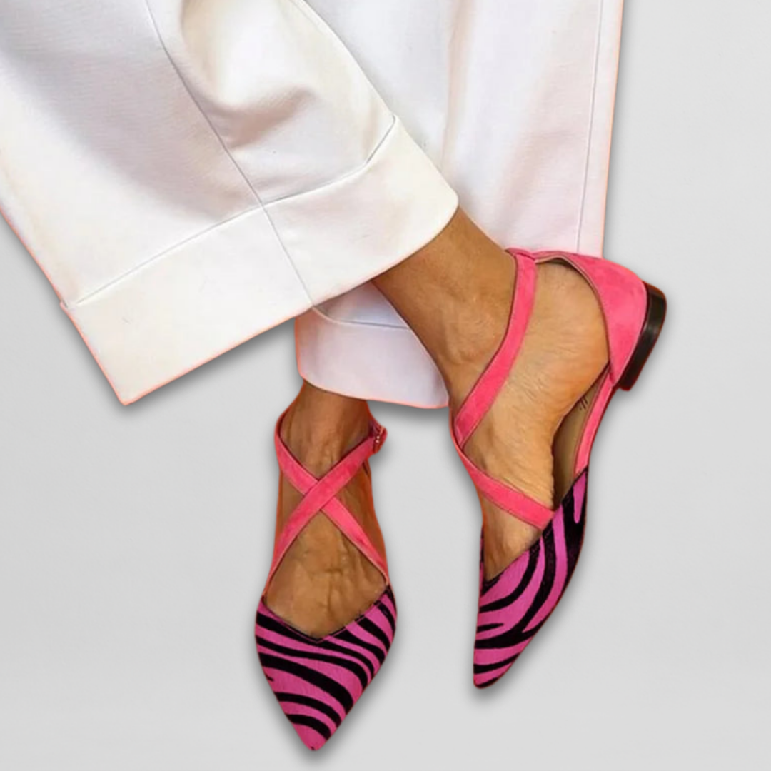 Fern · Bailarinas con tiras minimalistas
