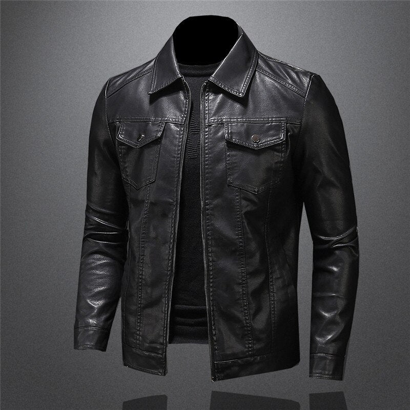 Giani™ | Chamarra de Cuero Premium