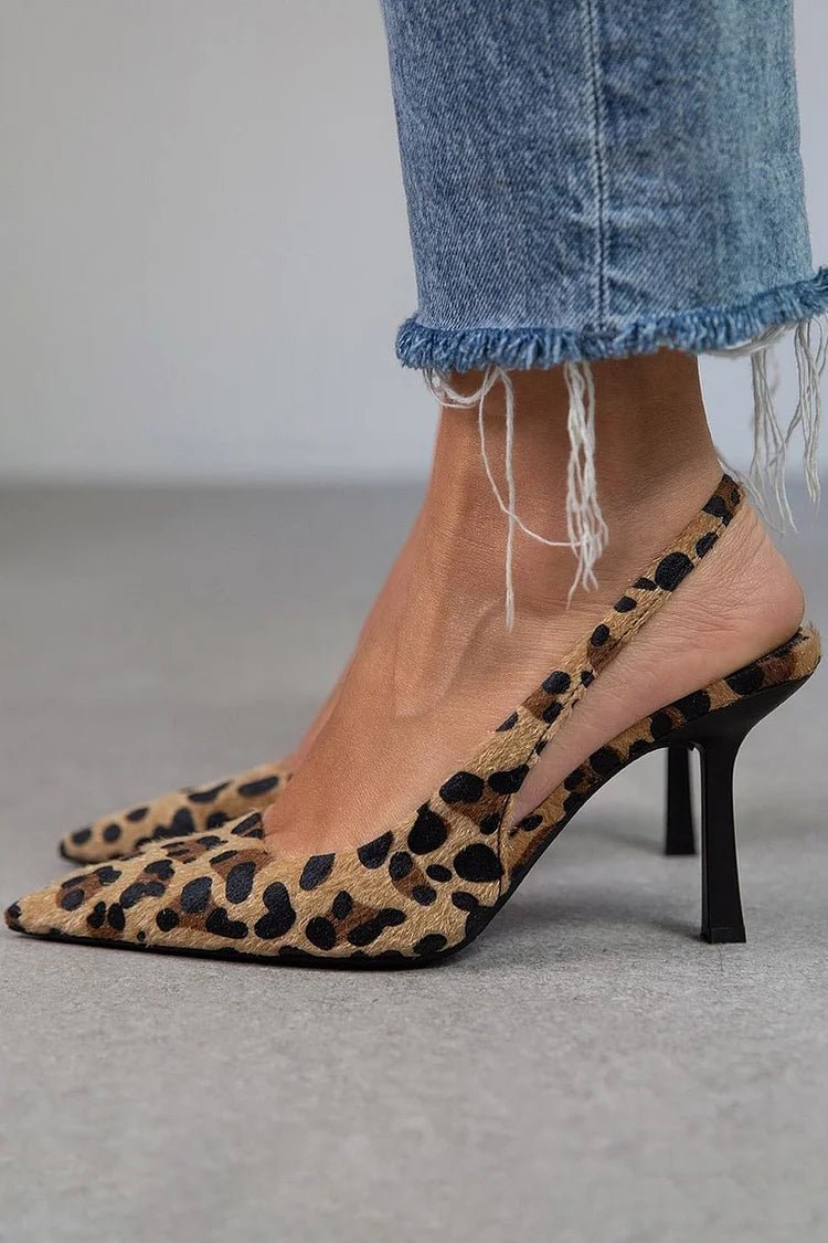 Dulce™ | Zapatos de Tacón con Estampado de Leopardo