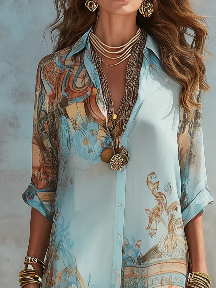 Mara | Vestido elegante de verano de corte fluido