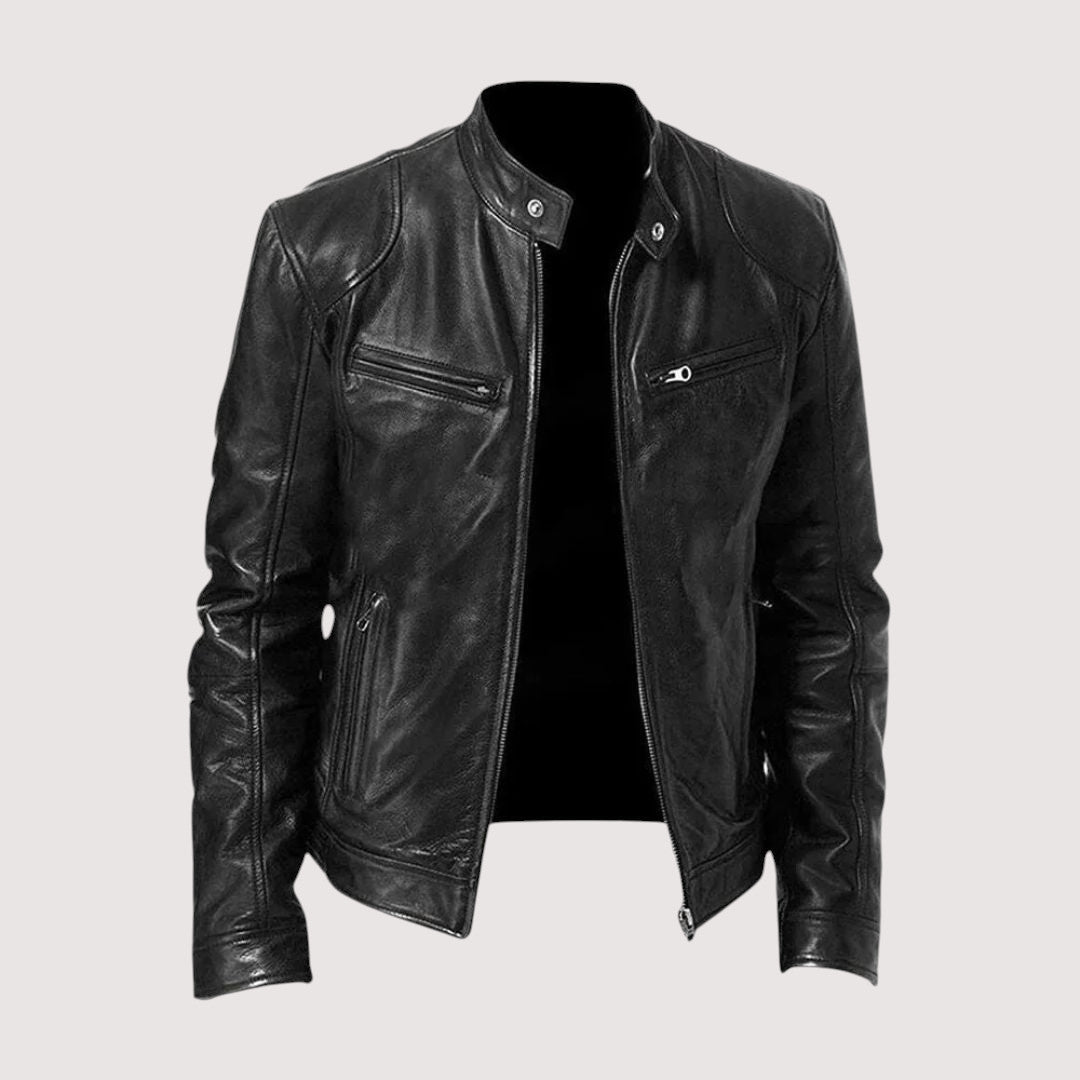 Marc™ | Chamarra de Cuero Premium