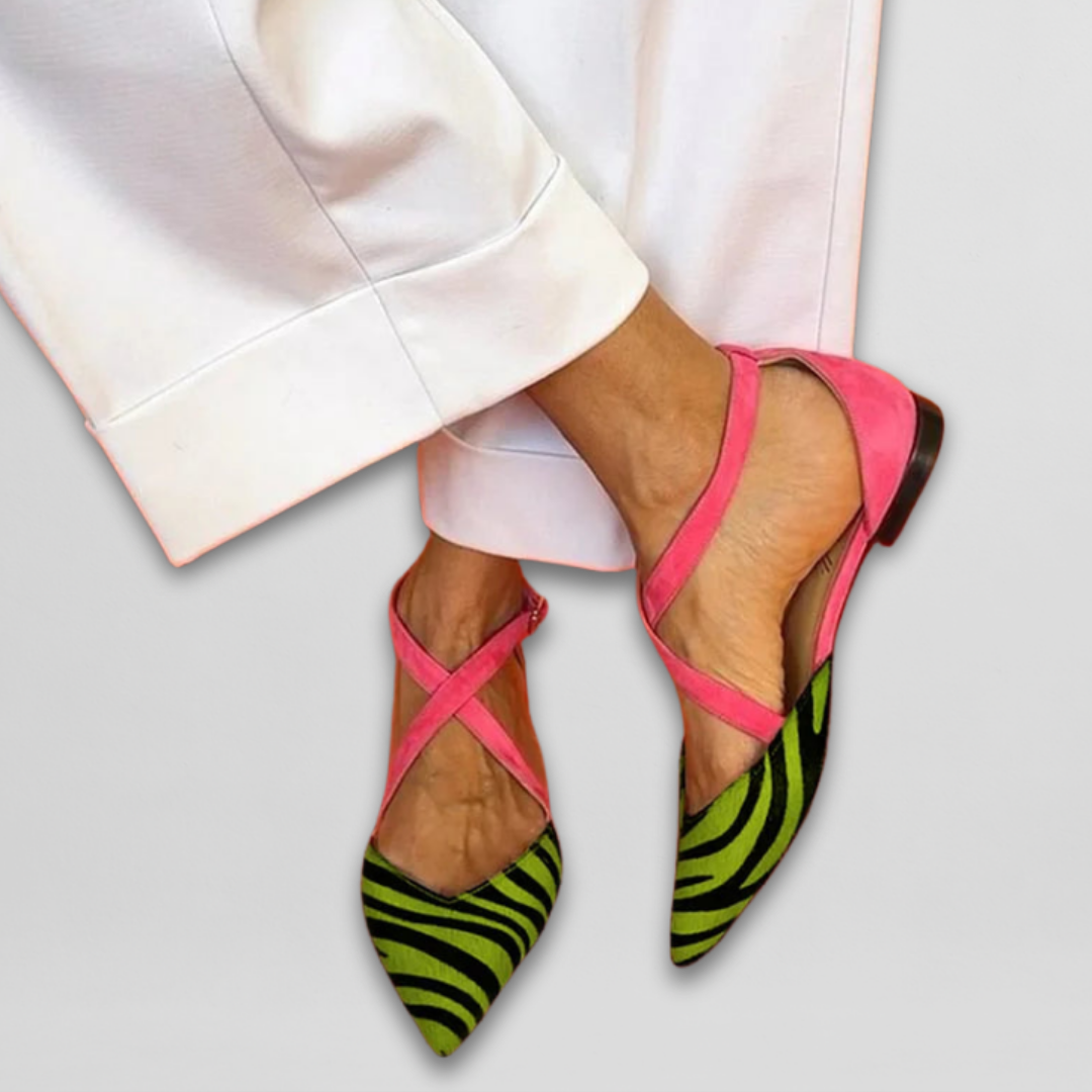 Fern · Bailarinas con tiras minimalistas