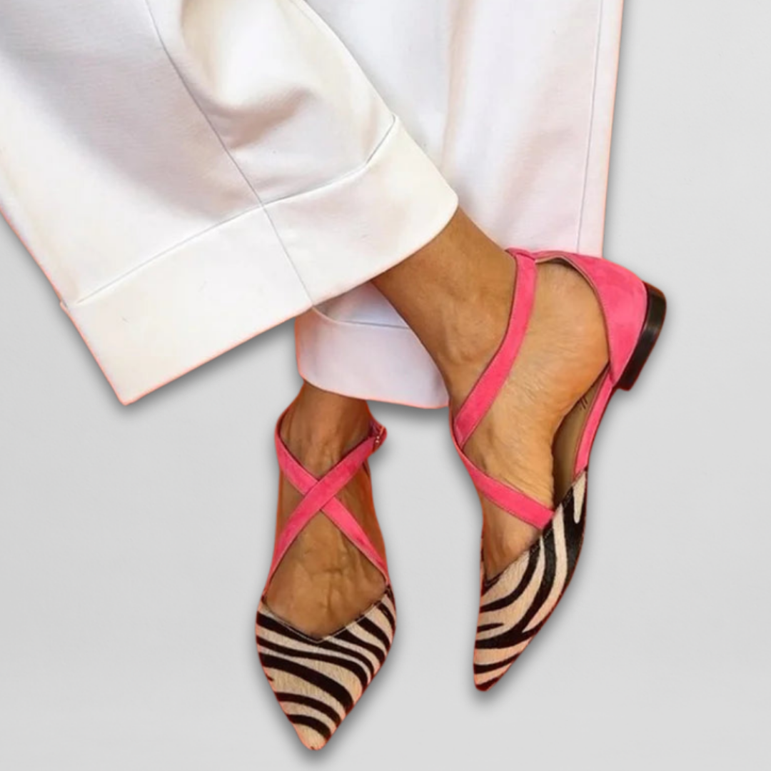 Fern · Bailarinas con tiras minimalistas