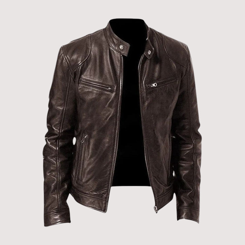 Marc™ | Chamarra de Cuero Premium