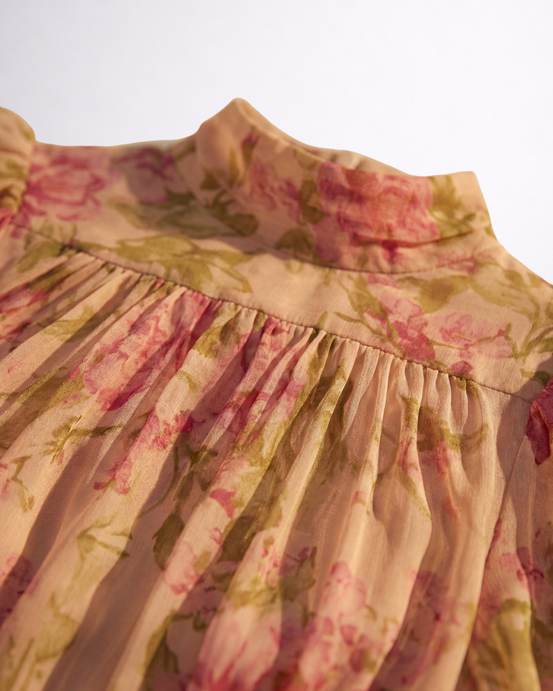 Rosario | Vestido Largo Floral en Chiffon