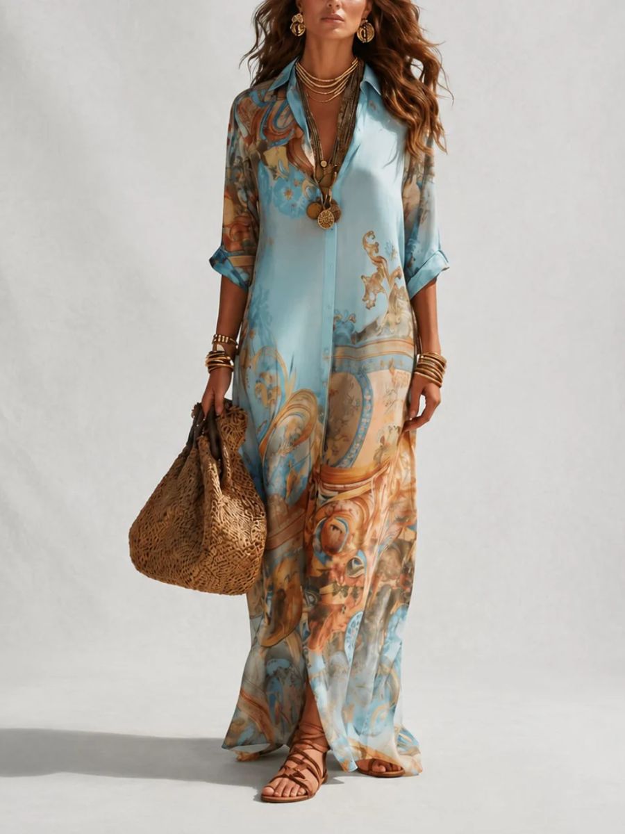 Mara | Vestido elegante de verano de corte fluido