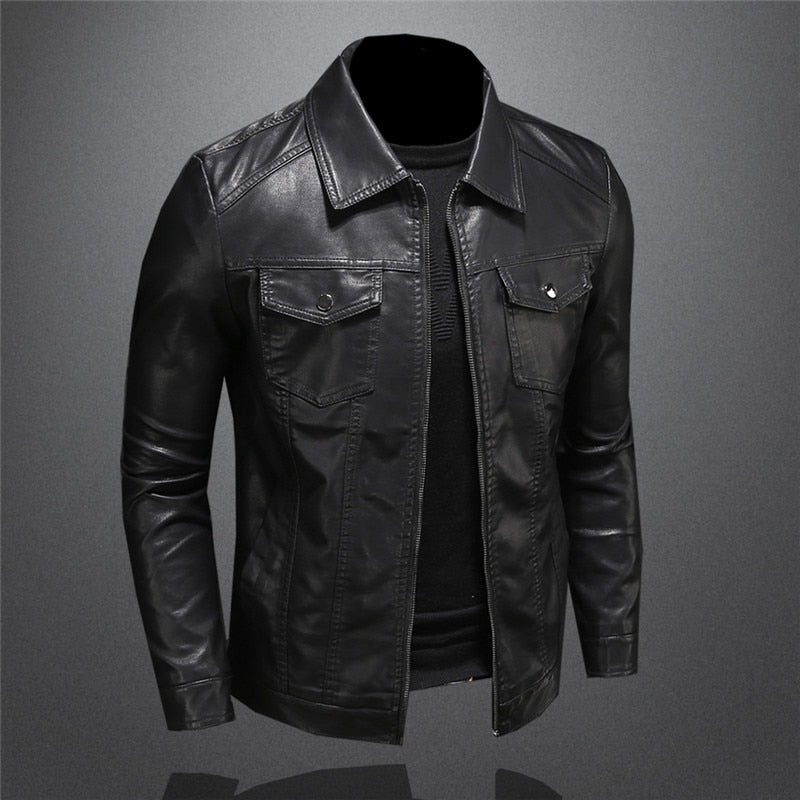 Giani™ | Chamarra de Cuero Premium