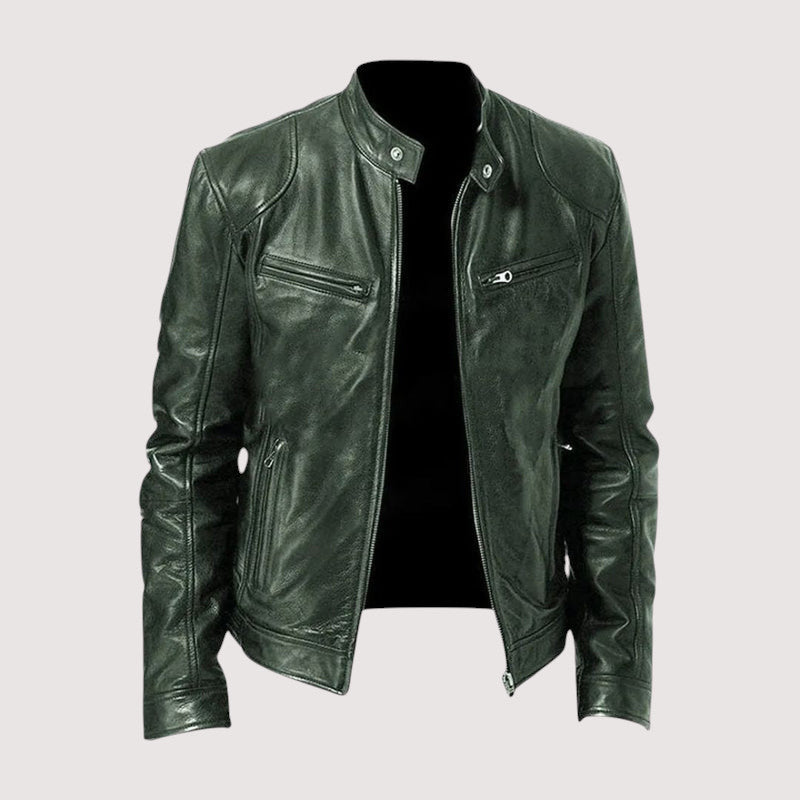 Marc™ | Chamarra de Cuero Premium