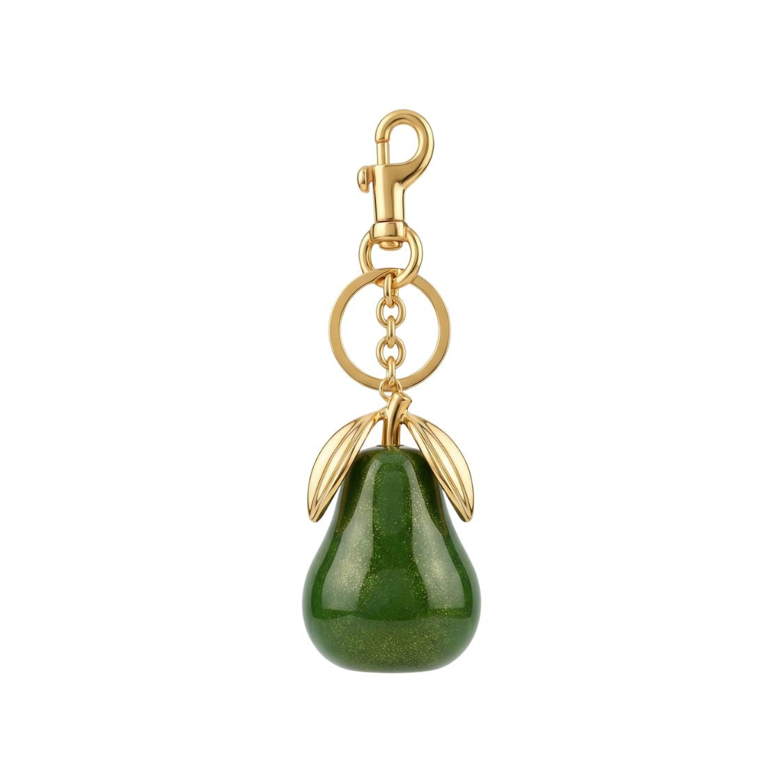 Charm pera dorada