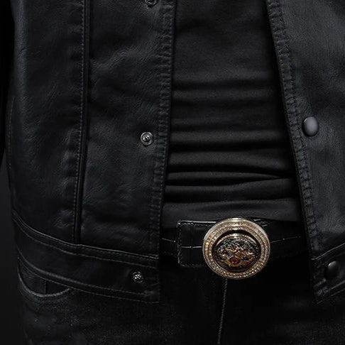 CAMDEN | Chamarra de cuero