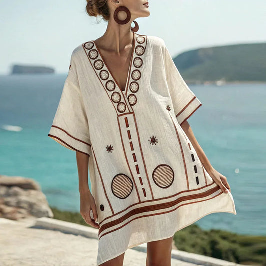 Gwen - Elegante y cómodo vestido de playa para días calurosos