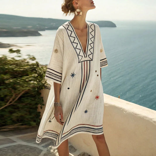 Naomi - Elegante y versátil vestido de playa para los días de verano
