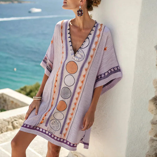 Esmee - Elegante y cómodo vestido de playa para un estilo sin esfuerzo