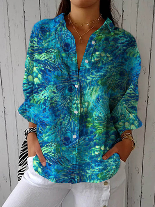 Florina | Blusa Gracie de pavo real