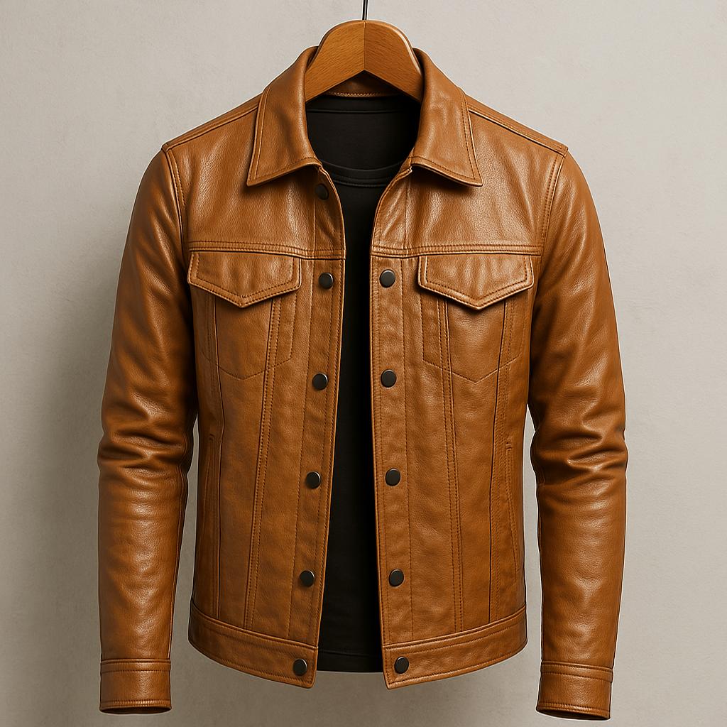 CAMDEN | Chamarra de cuero