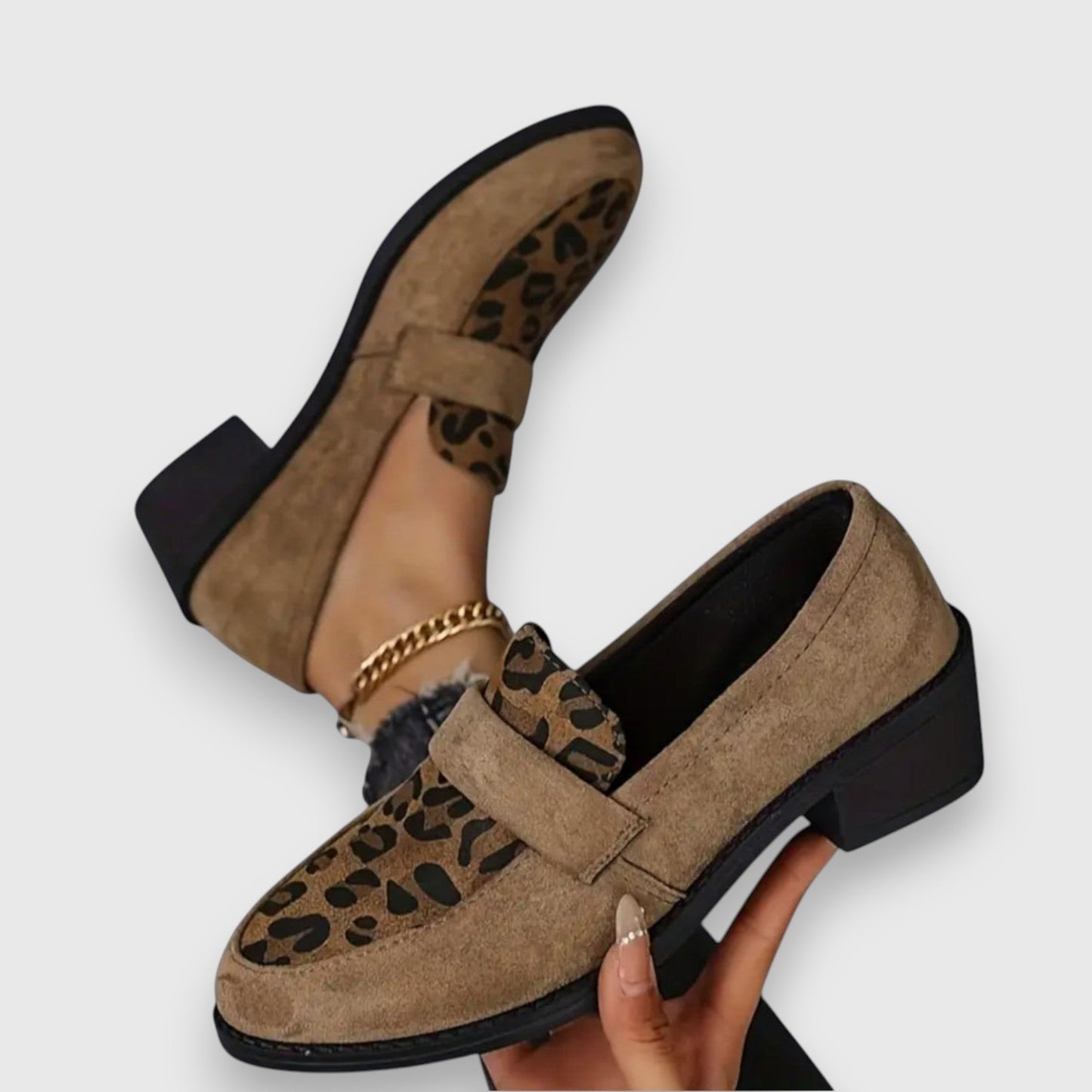 Brunika - Mocasines cómodos tacón