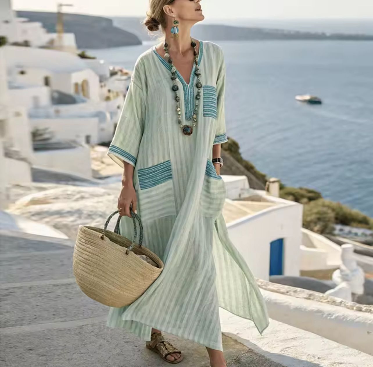 Elegante Mary - vestido largo de playa para un look veraniego a la moda