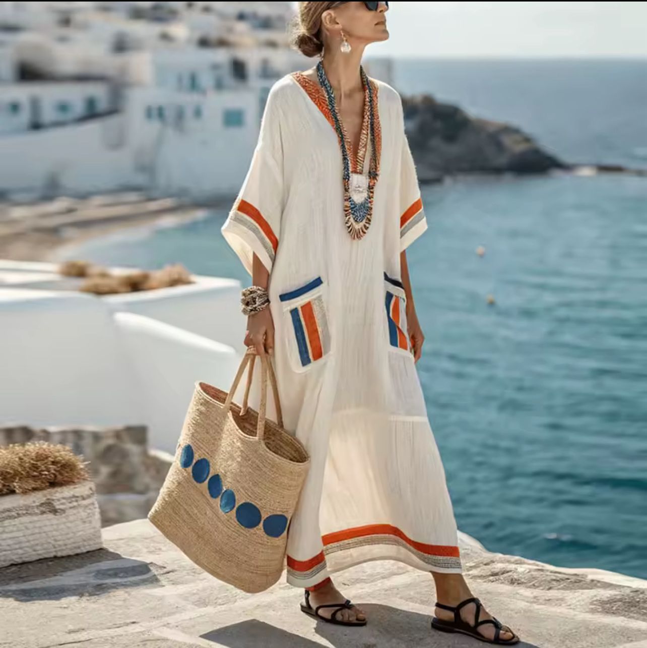 Elegante Mary - vestido largo de playa para un look veraniego a la moda
